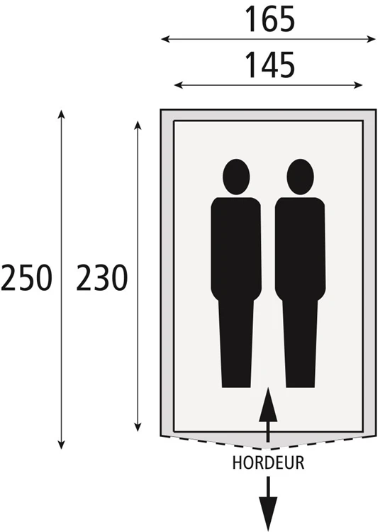 Safarica Cycloon M Dk. Pop Up Tent 2 Safarica Cycloon M Dk. Pop Up Tent - Afbeelding 2