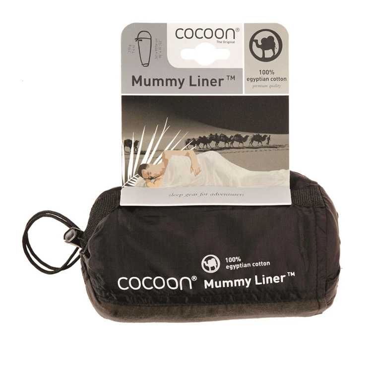Cocoon Mummy Liner 100% Egyptian Cotton Lakenzak 1 Cocoon Mummy Liner 100% Egyptian Cotton Lakenzak