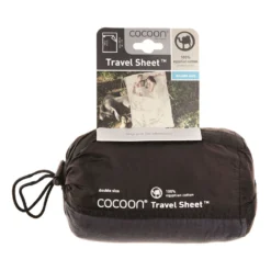 Cocoon Travel Sheet Double Egyptian Cotton Lakenzak