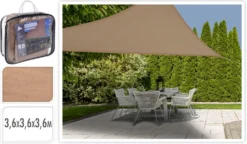 Soellaart Schaduwdoek Driehoek Zand