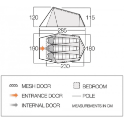 Vango Soul 300 Trekkerstent -Vango Winkel 4103170 5023519207789 1