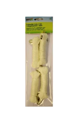 Campking Zak 4 Scheerl.3Mm 4Mtr + 3 Gatssp. Scheerlijn
