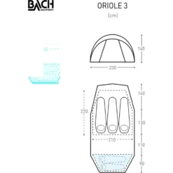 Bach Oriole 3 Trekkerstent -Vango Winkel 5626839 7615523298747 5