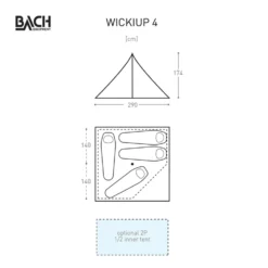 Bach Wickiup 4 Tipitent -Vango Winkel 5626844 7615523298761 2