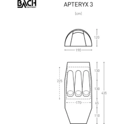 Bach Apteryx 3 Trekkerstent -Vango Winkel 5626853 7615523298785 3