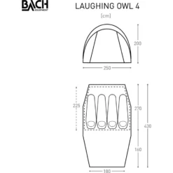 Bach Laughing Owl 4 Familietent -Vango Winkel 5626863 7615523298839 4