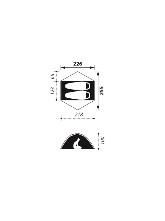 Nomad Jade 2 Pro Trekkerstent 3 Nomad Jade 2 Pro Trekkerstent - Afbeelding 3