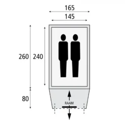 Safarica Hurricane M Pop Up Tent -Vango Winkel 7571062 8717437033816 3